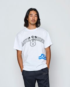 ☆先行予約☆muta MARINE × ACANTHUS  / マルチプリントTシャツ /  Multi Print Tee / WHITE【MA2715】