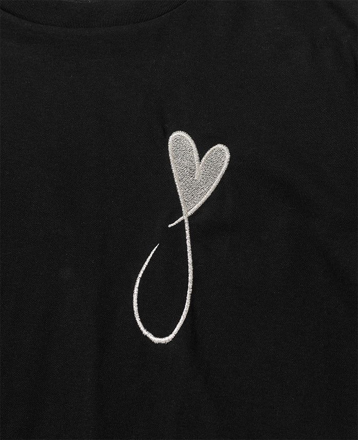 Tシャツ / Tiphanie Big Logo / BLACK x SILVER