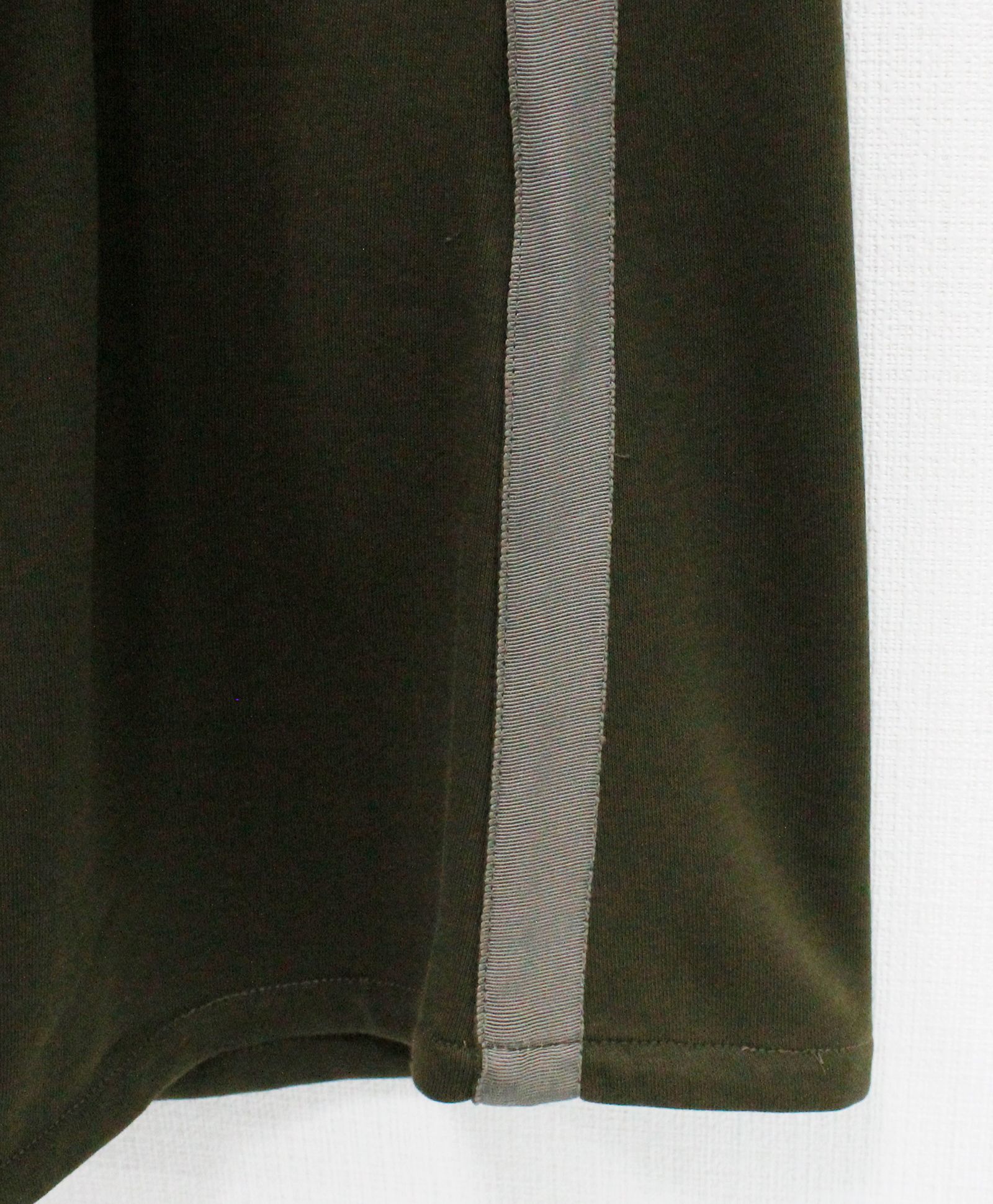 裏毛ミリタリーデザイン切替 L/S ワンピース /  カーキ [bc609305]