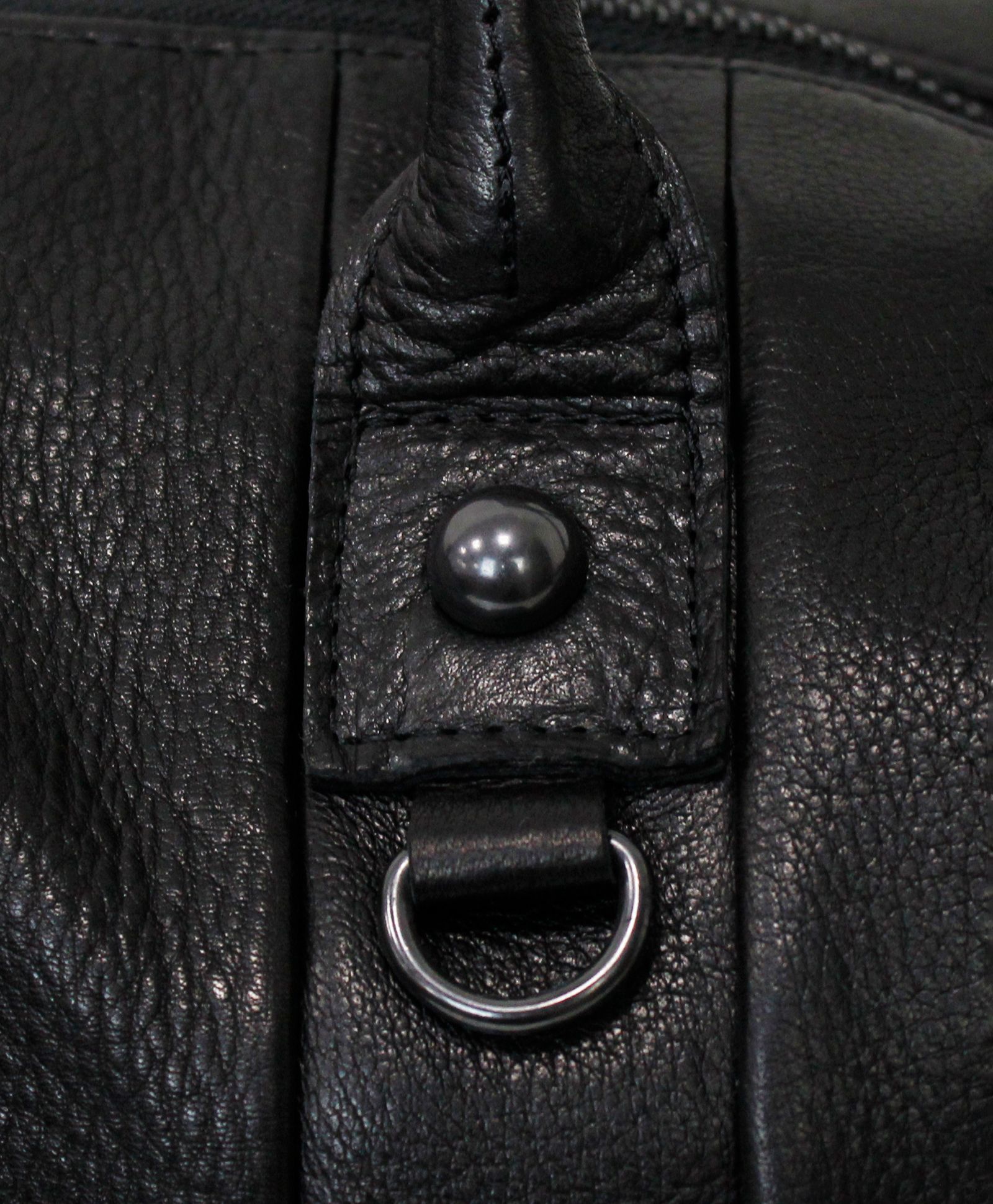オイルドカウレザー・ミニボストンショルダーバッグ / Oiled Cow Leather Mini Sholder BOSTON BAG / B-BLACK [DCD-01516 B-BK]