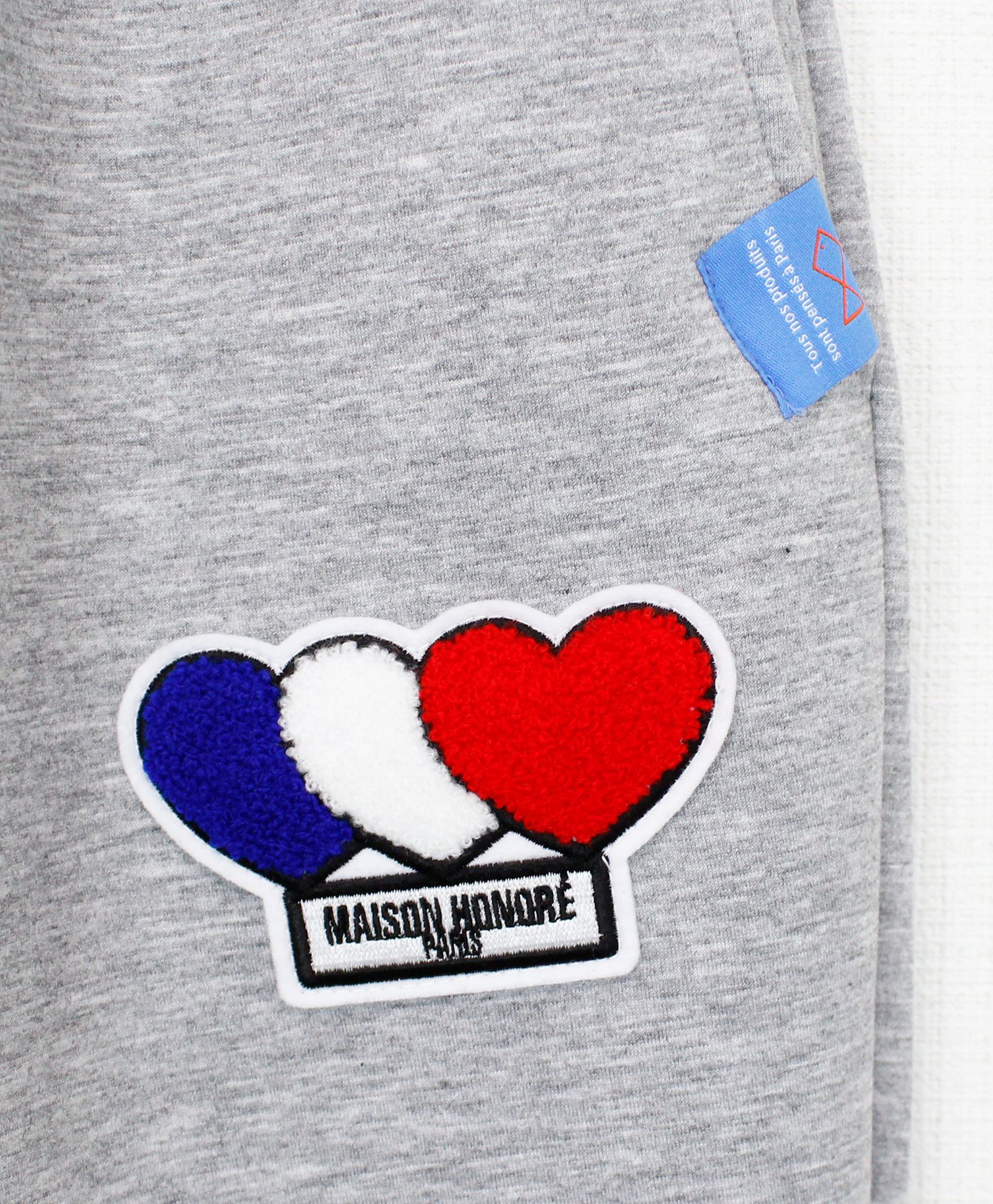 3ハートパッチダンボールパンツ / 3Heart Patch Cardboard  Pants / GREY