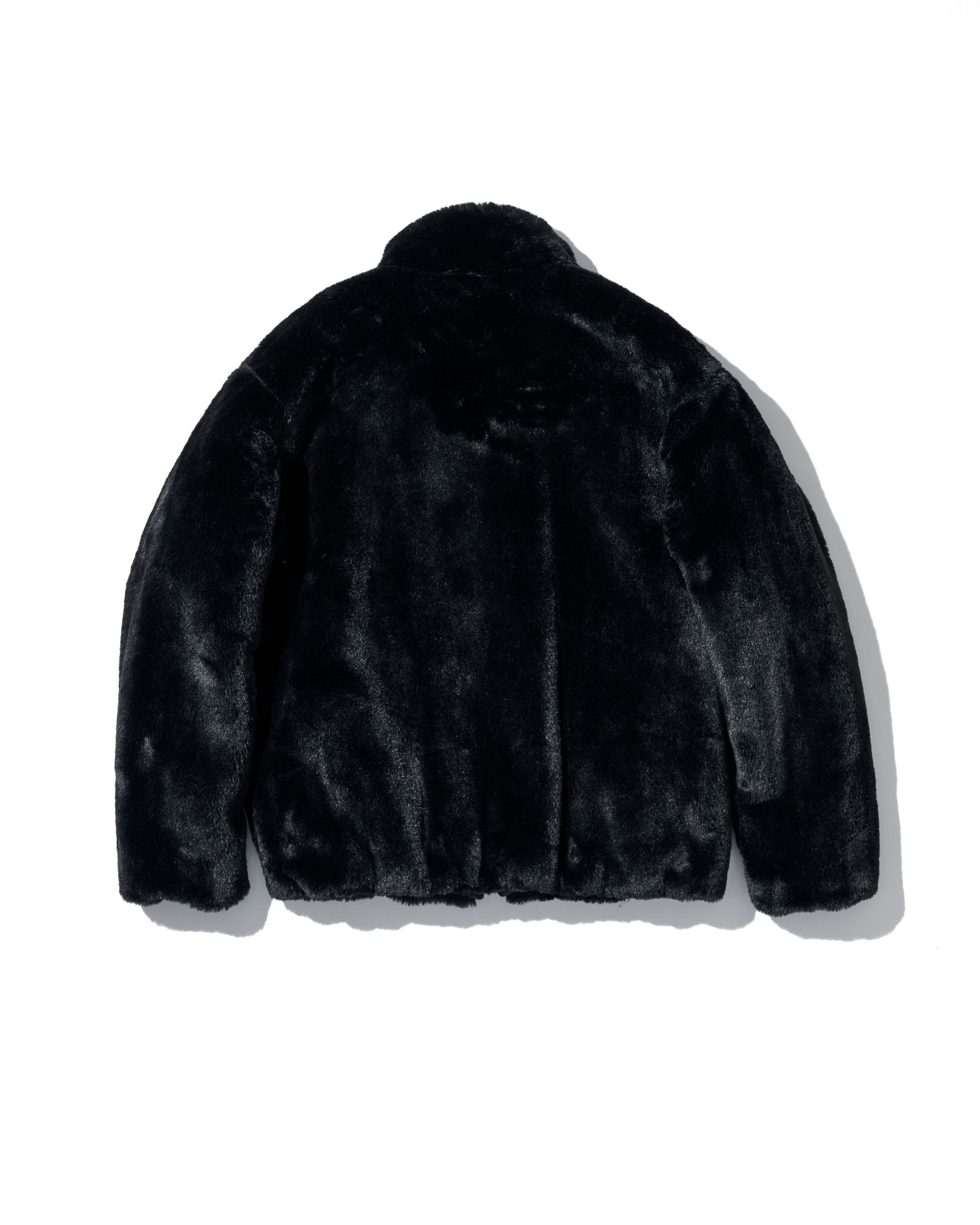 ☆先行予約☆ フェイクファーボンバージャケット / Faux Fur Bomber Jacket  / BLACK 【JK2503】