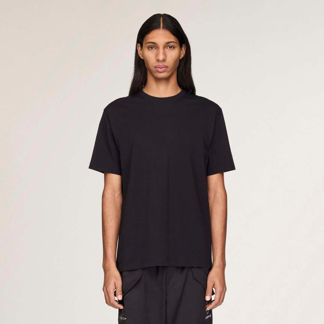 ハーフ スリーブ ティー /  Y-3 MERCEDES - AMG PETRONAS FORMULA 1 TEAM LOGO STACK SHORT SLEEVE TEE / BLACK [KR2373-APPS26]