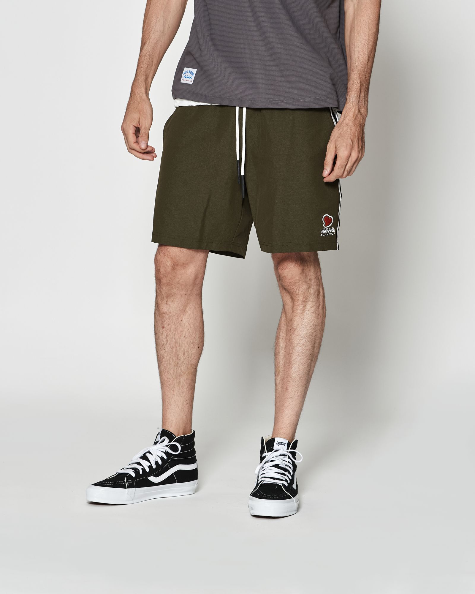 ☆先行予約☆muta MARINE × ACANTHUS / スウィートショーツ / sweet shorts / OLIVE 【MA2627】