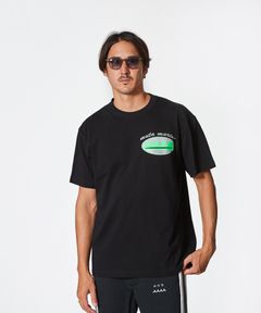 ACANTHUS × muta MARINE / muta Circle Logo Trimming Pocket Tee / トリミングポケットTシャツ / BLACK 【MA2516】