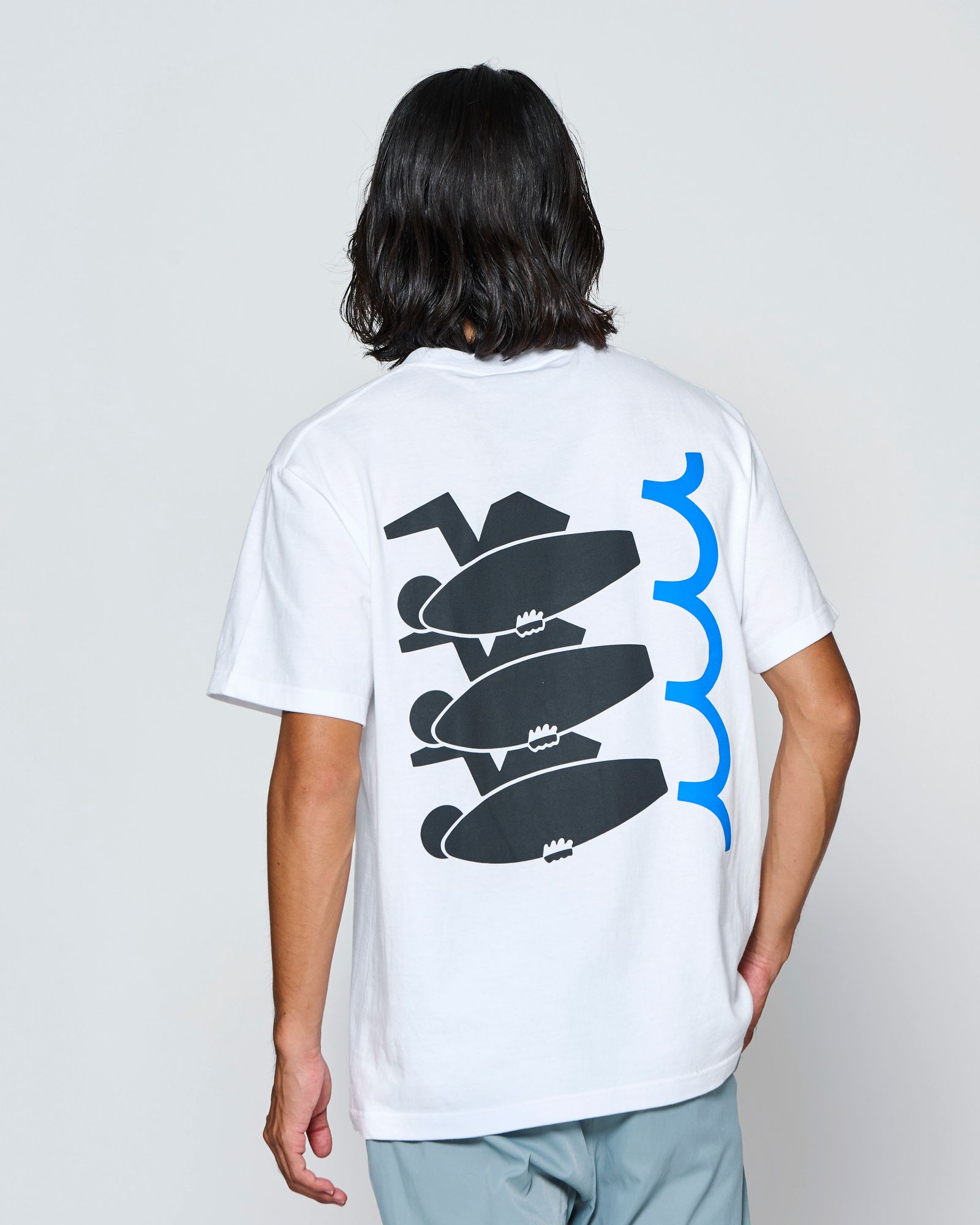 ☆先行予約☆muta MARINE × ACANTHUS  / サーフマンTシャツ /  Surf Man Tee / WHITE【MA2719】
