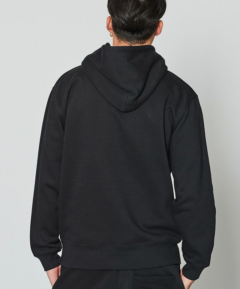 ACANTHUS x muta MARINE / muta Script Logo Hooded Sweatshirts / パーカー / BLACK / MA2432