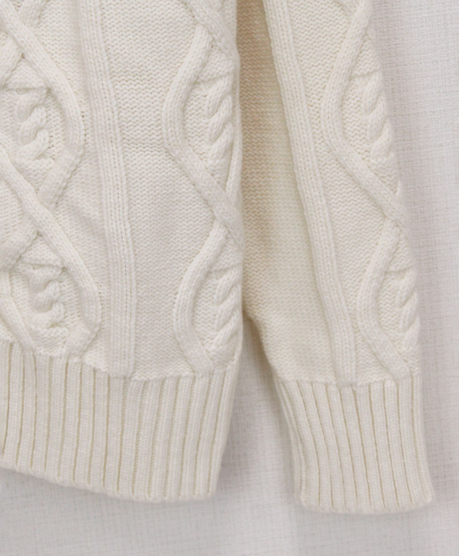 ニットカーディガン / NUMBER KNITWEAR / WHITE 【KCX 702】