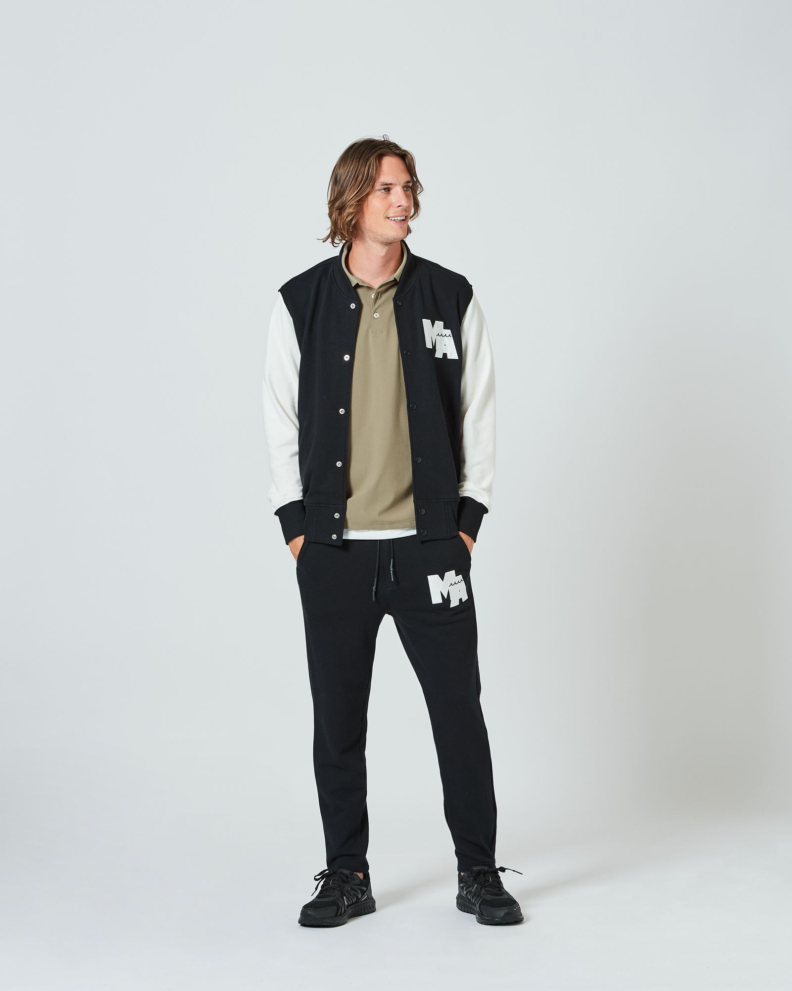 ACANTHUS - ACANTHUS x muta MARINE / muta Sweat Varsity Jacket / スタジャン /  GREY / MA2407 | femt