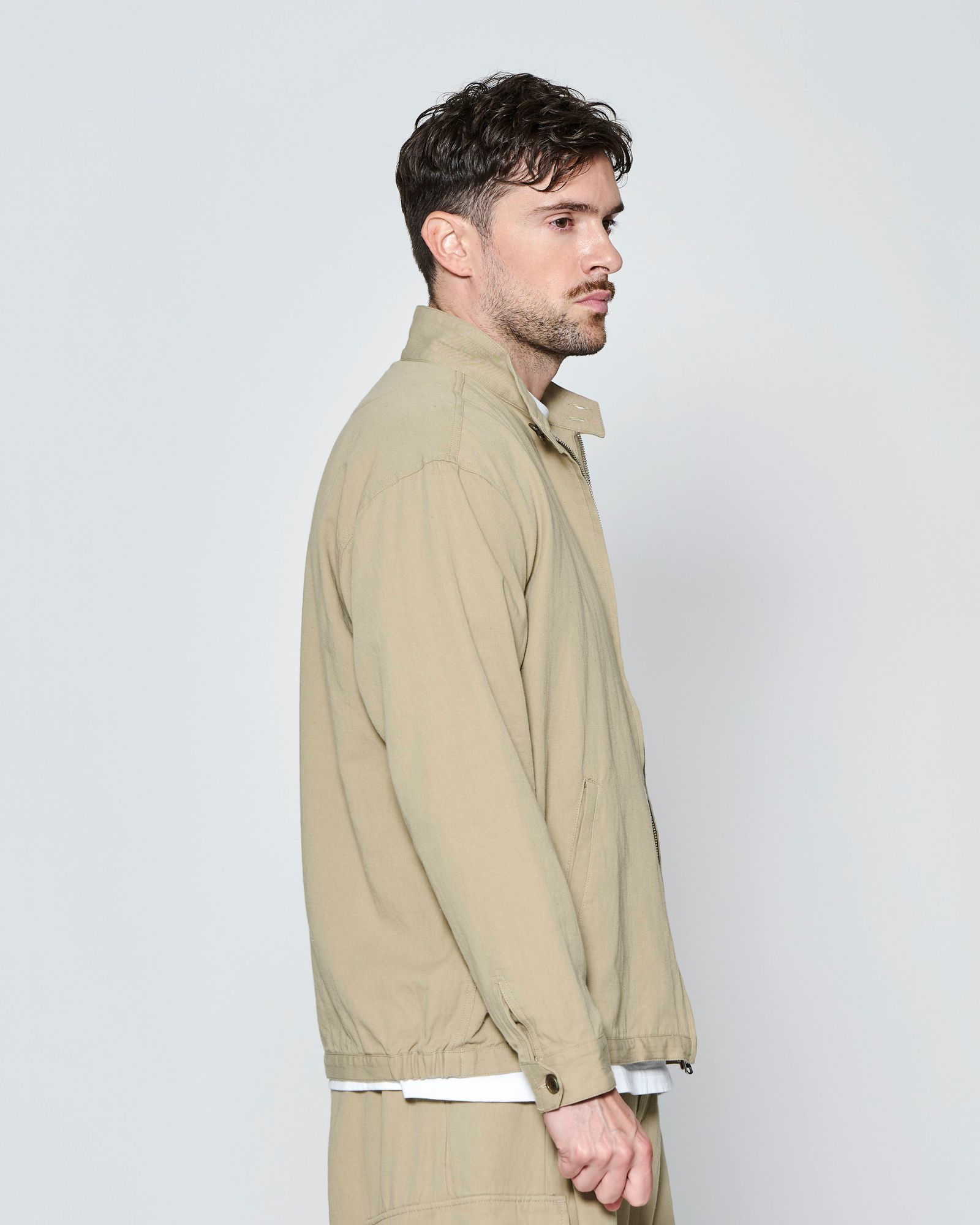 ☆先行予約☆ ハリントンジャケット  /  Harrington Jacket / BEIGE 【JK2702】