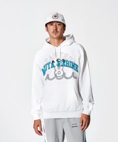 ACANTHUS × muta MARINE / muta Multi Logo Hooded Sweatshirt / マルチロゴパーカー / WHITE 【MA2507】