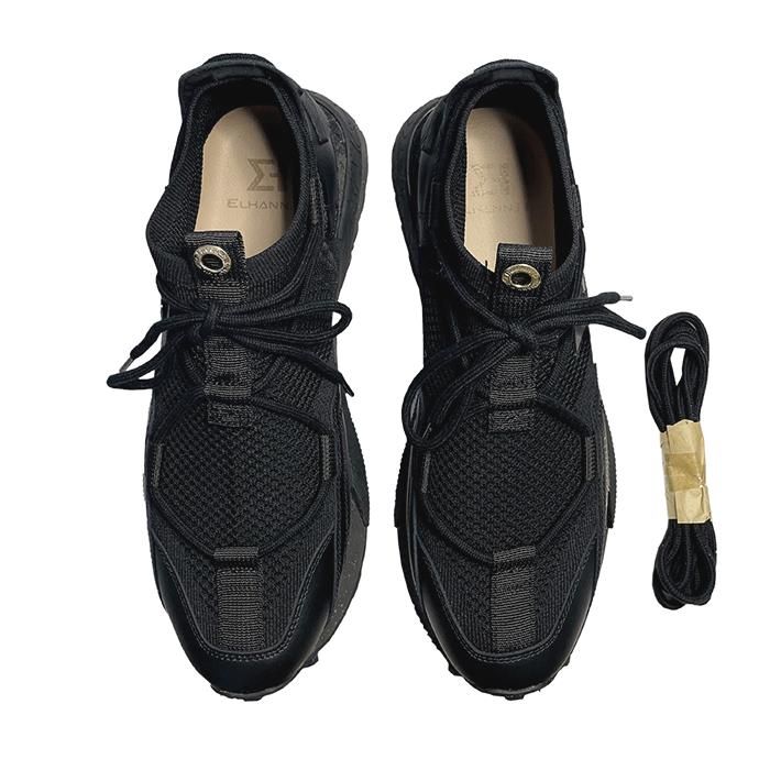 レザースニーカー / NSJ591J /  BLACK