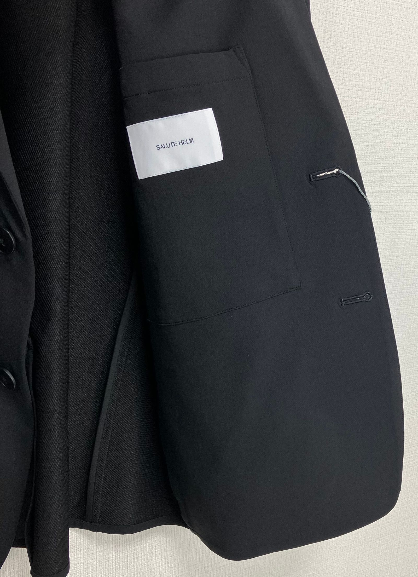 N/Peダブルクロスストレッチ イージージャケット / ブラック [26003]