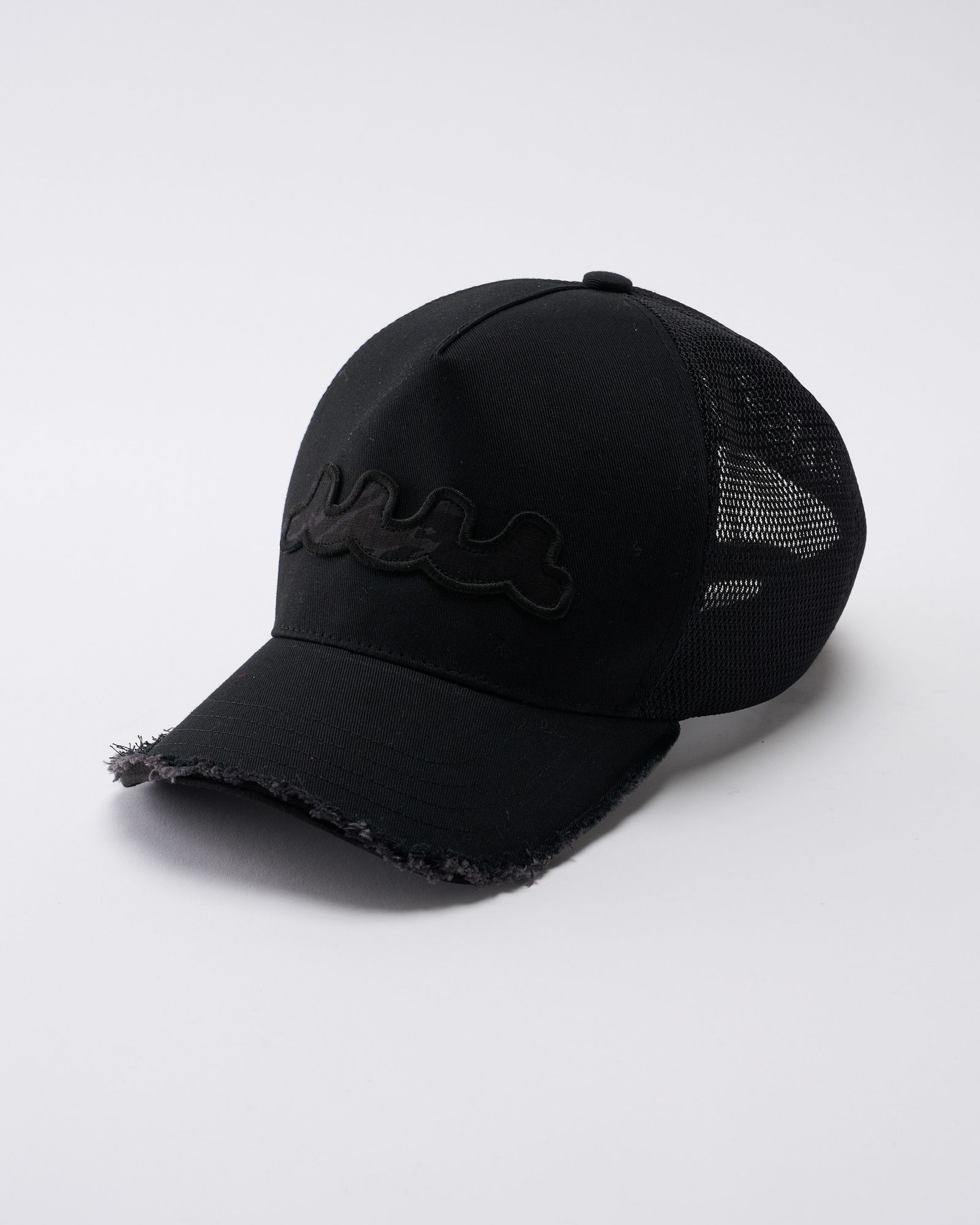 ☆先行予約☆ muta × wjk  / ウェーブ カットオフ メッシュキャップ / wave cut-off mesh cap / BLACK 【810 mw05i】