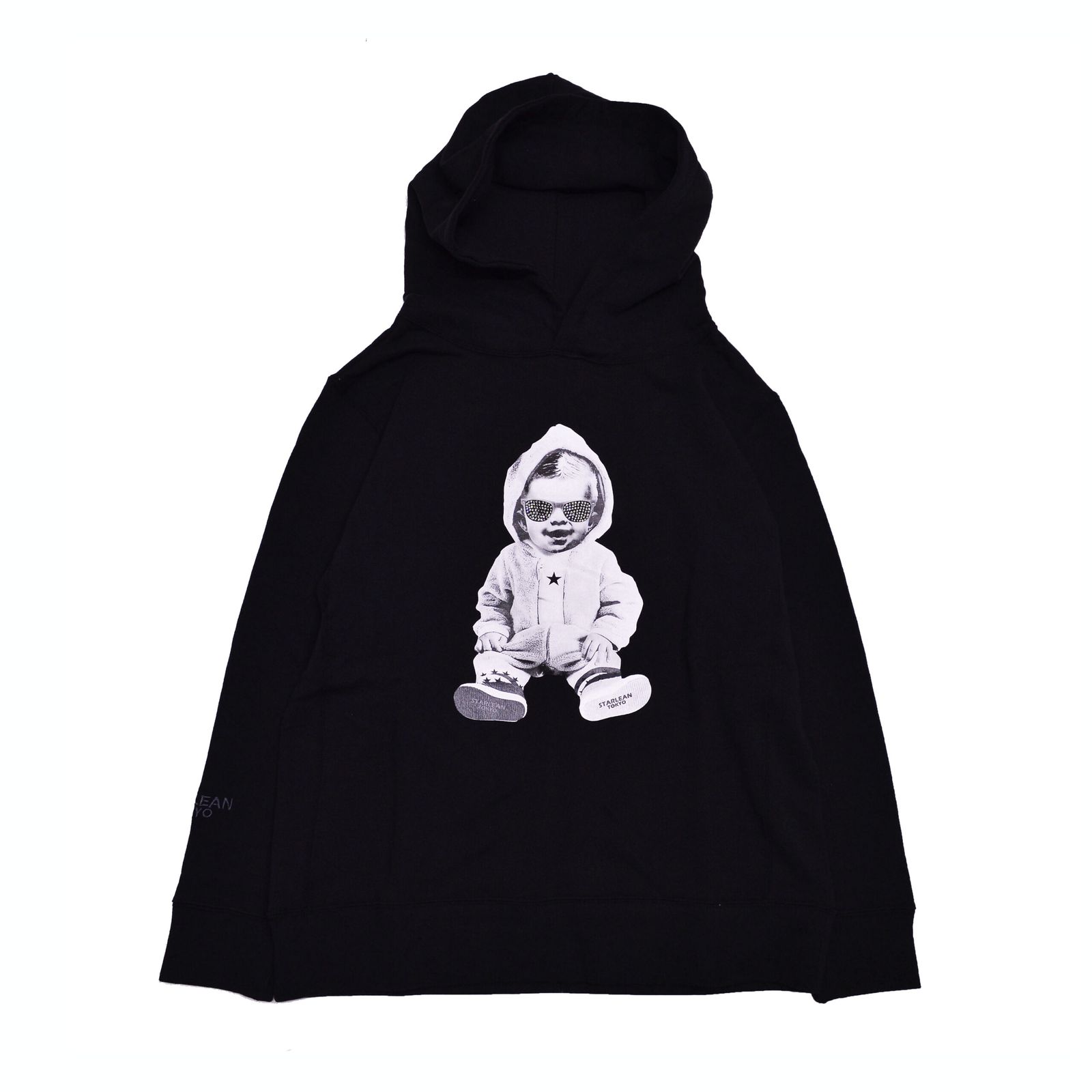 プルオーバーパーカー / SWALLOW HOODIE BABY / BLACK  [SLPP086]