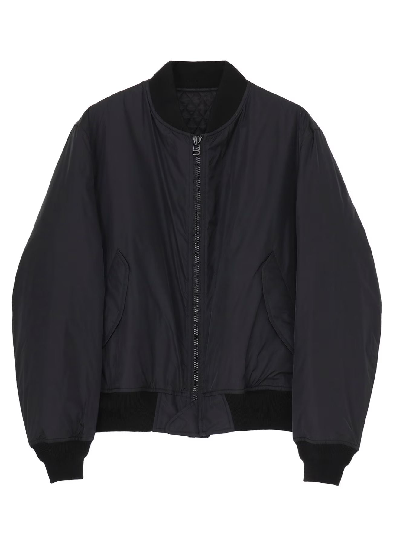 NYLON TAFTA PADDED JACKET / BLACK [GM-J24-601-1]