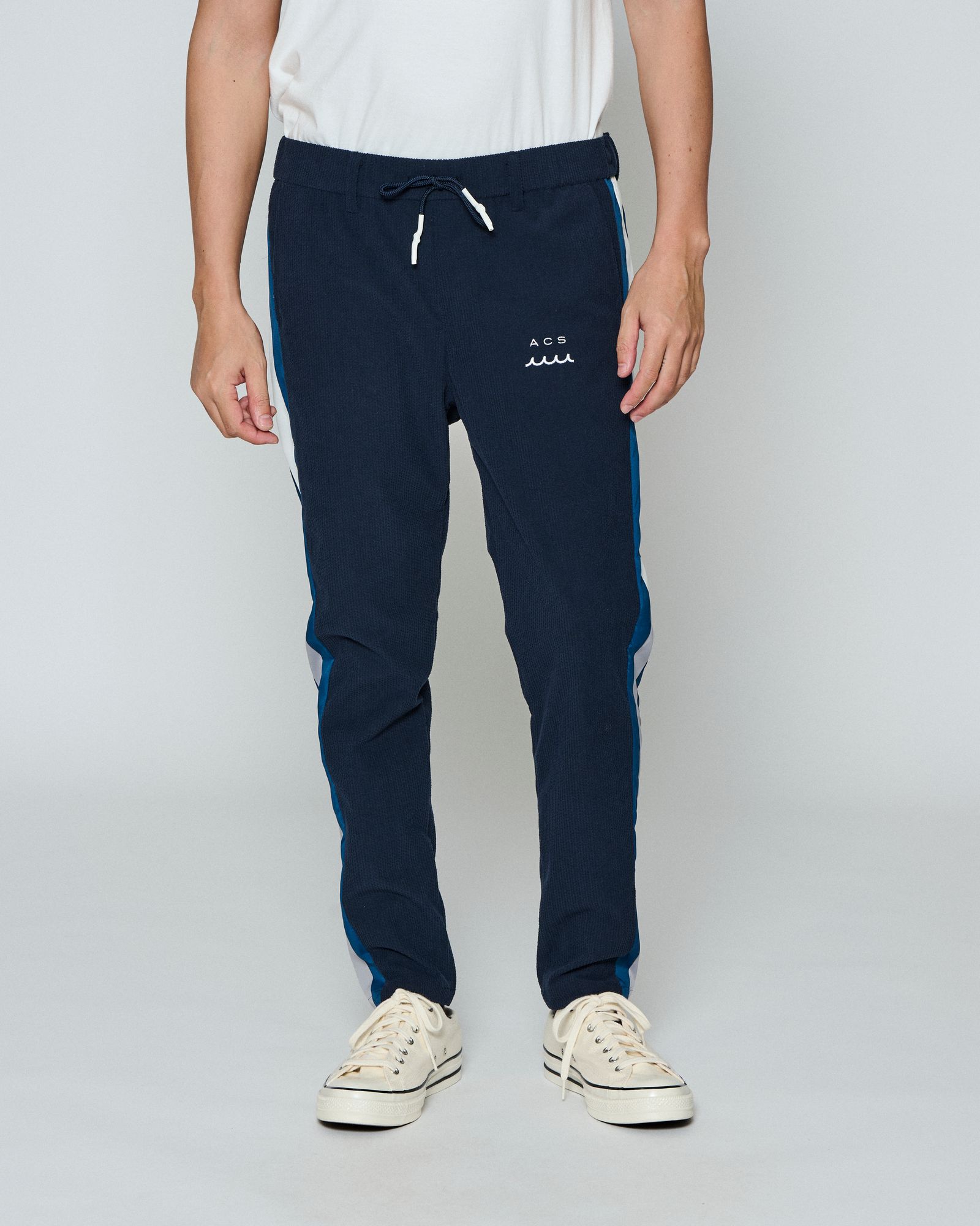 ☆先行予約☆ muta MARINE × ACANTHUS / トラックパンツ / Split Track Pants / NAVY 【MA2659】