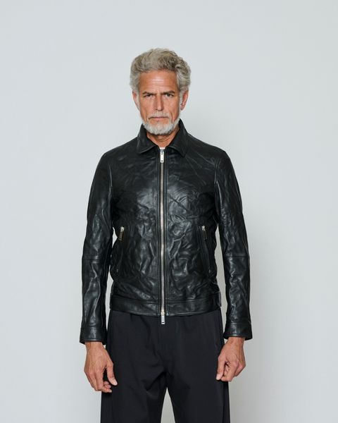 ☆先行予約販売☆ Emmeti x ACANTHUS レザージャケット /  "GIACOMO" Aged Edition  / BLACK 【LM2602】