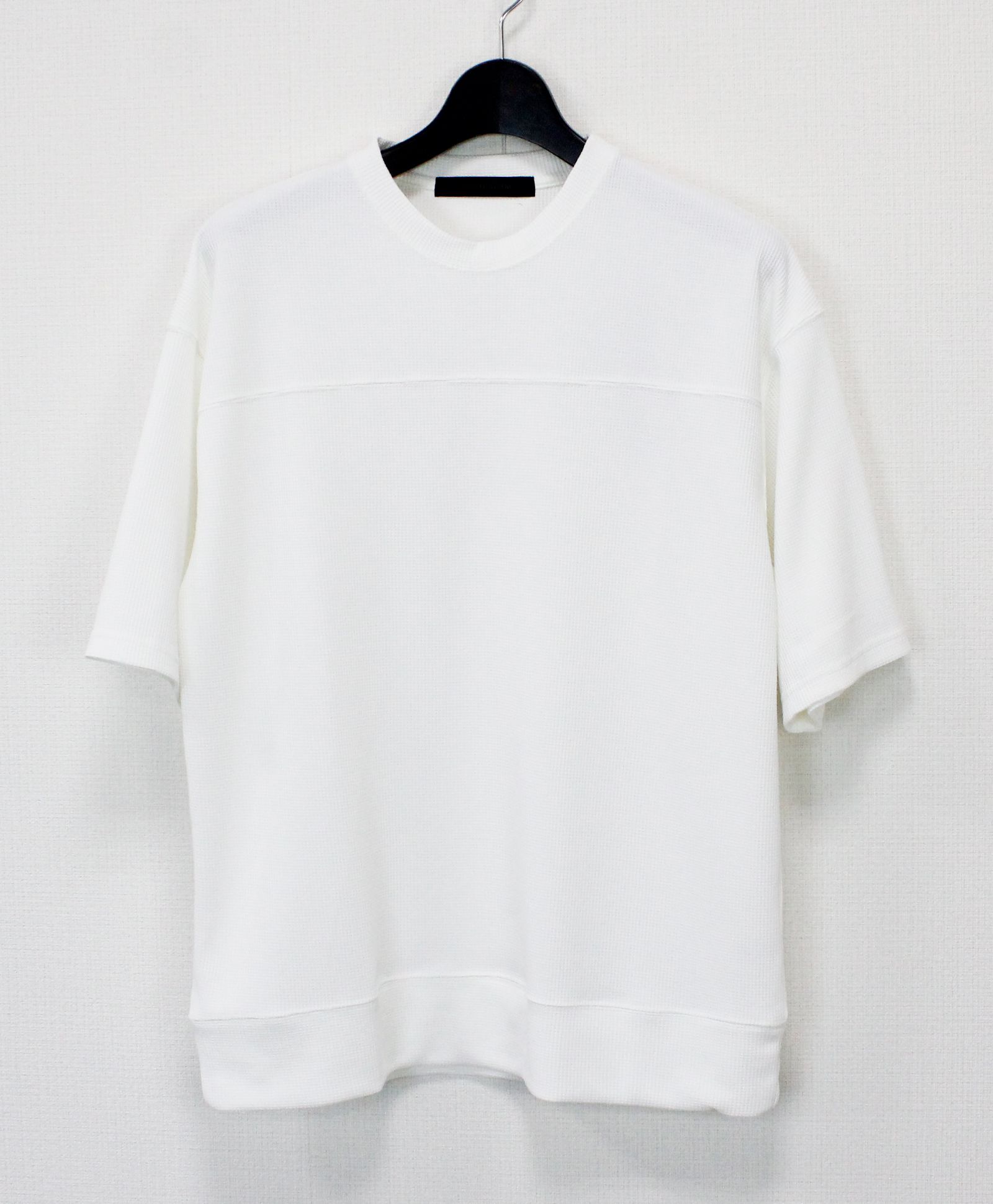 マルーデコットン30sワッフル 半袖Tシャツ  / ホワイト [76003]