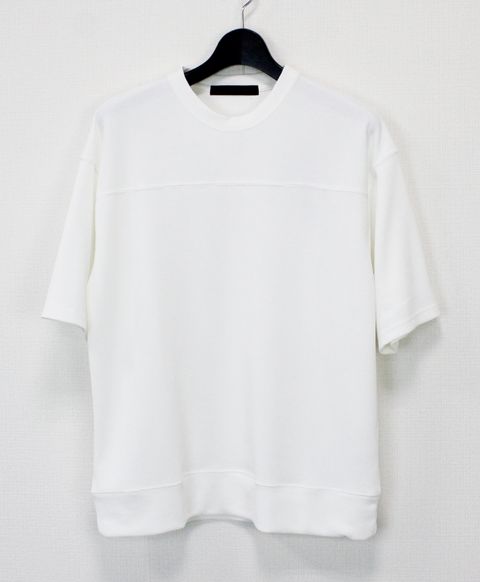 マルーデコットン30sワッフル 半袖Tシャツ  / ホワイト [76003]