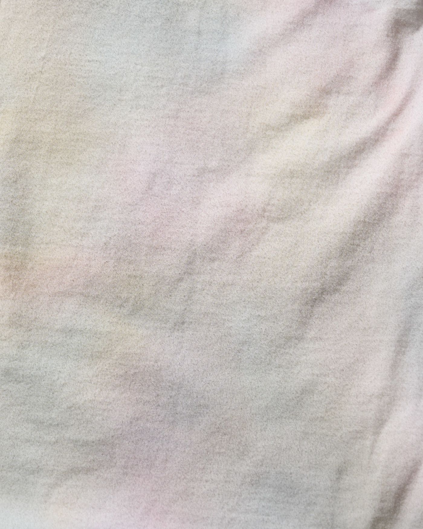☆先行予約☆ wjk  / マルチピグメントダイカットオフ半袖Tシャツ / multi pigment dye cut-off S/S / dirty pink【7155 lj93k】