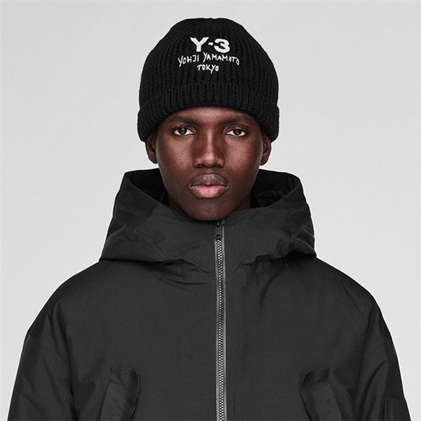 チャンキー ニットビーニー ニットキャップ / Y-3CHUNKY BEANIE / BLACK  [JX8308-ACCA25]