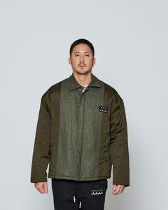 ☆先行予約☆ muta MARINE × ACANTHUS / コーチジャケット / Split Coach Jacket / KHAKI 【MA2651】