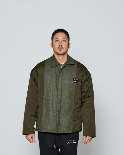 ☆先行予約☆ muta MARINE × ACANTHUS / コーチジャケット / Split Coach Jacket / KHAKI 【MA2651】