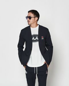 ☆先行予約☆muta MARINE × ACANTHUS / スウィートノーカラージャケット / sweet no collar jacket / NAVY 【MA2625】
