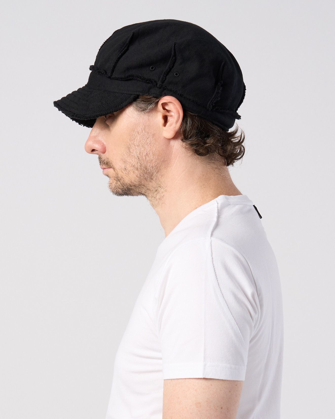 ☆先行予約☆ wjk  / ジャージーエンジニアキャップ / jersey engineer cap / deep black【8987 mj51k】