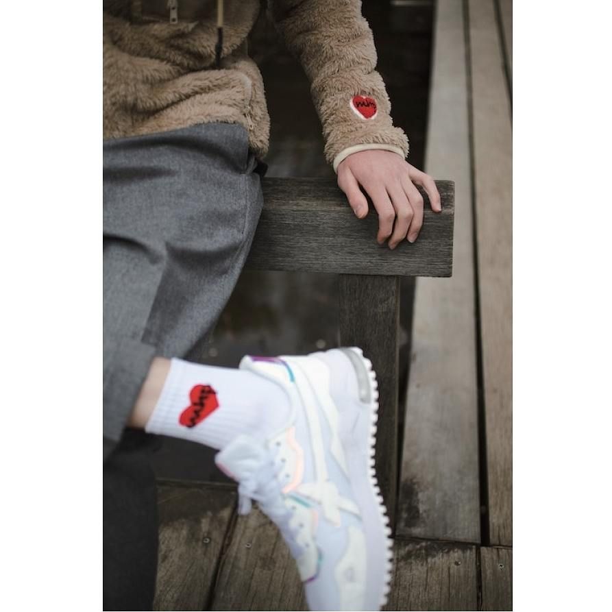 ソックス / Heart Socks / WHITE