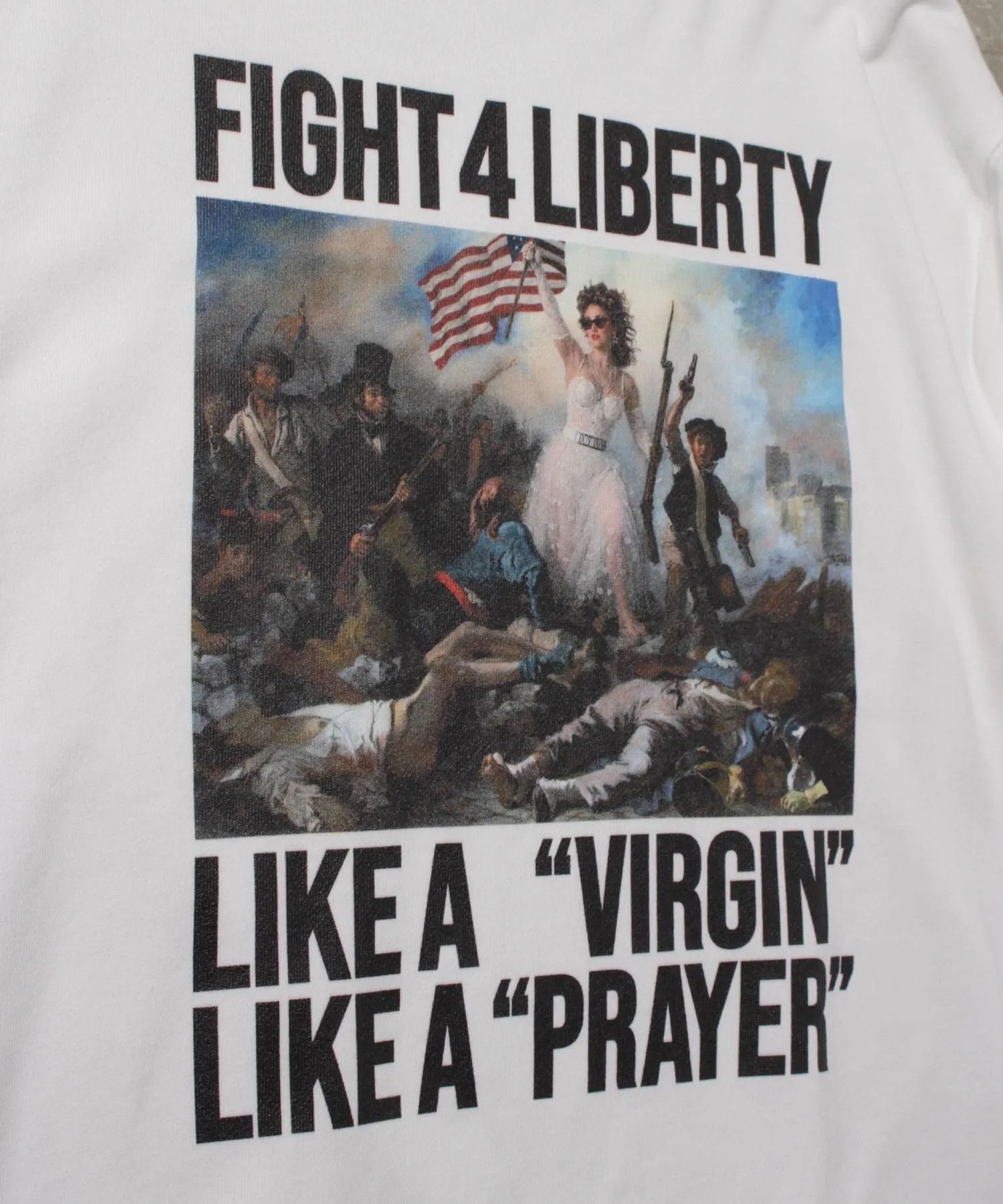 [Liberty Leading the People] ライト・スウェット・クルーネック / トレーナー / WHITE [263424MD]