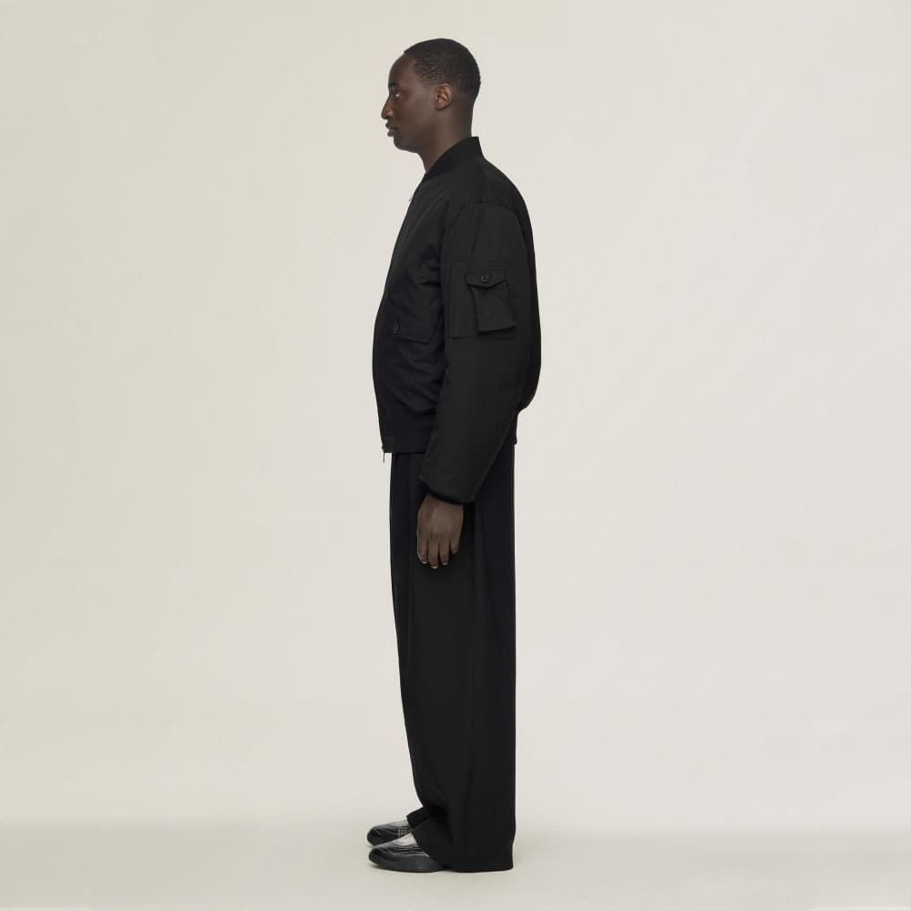 ナイロン ボンバー ジャケット / Y-3 NYLON BOMBER JACKET / BLACK [KS1207-APPA26]