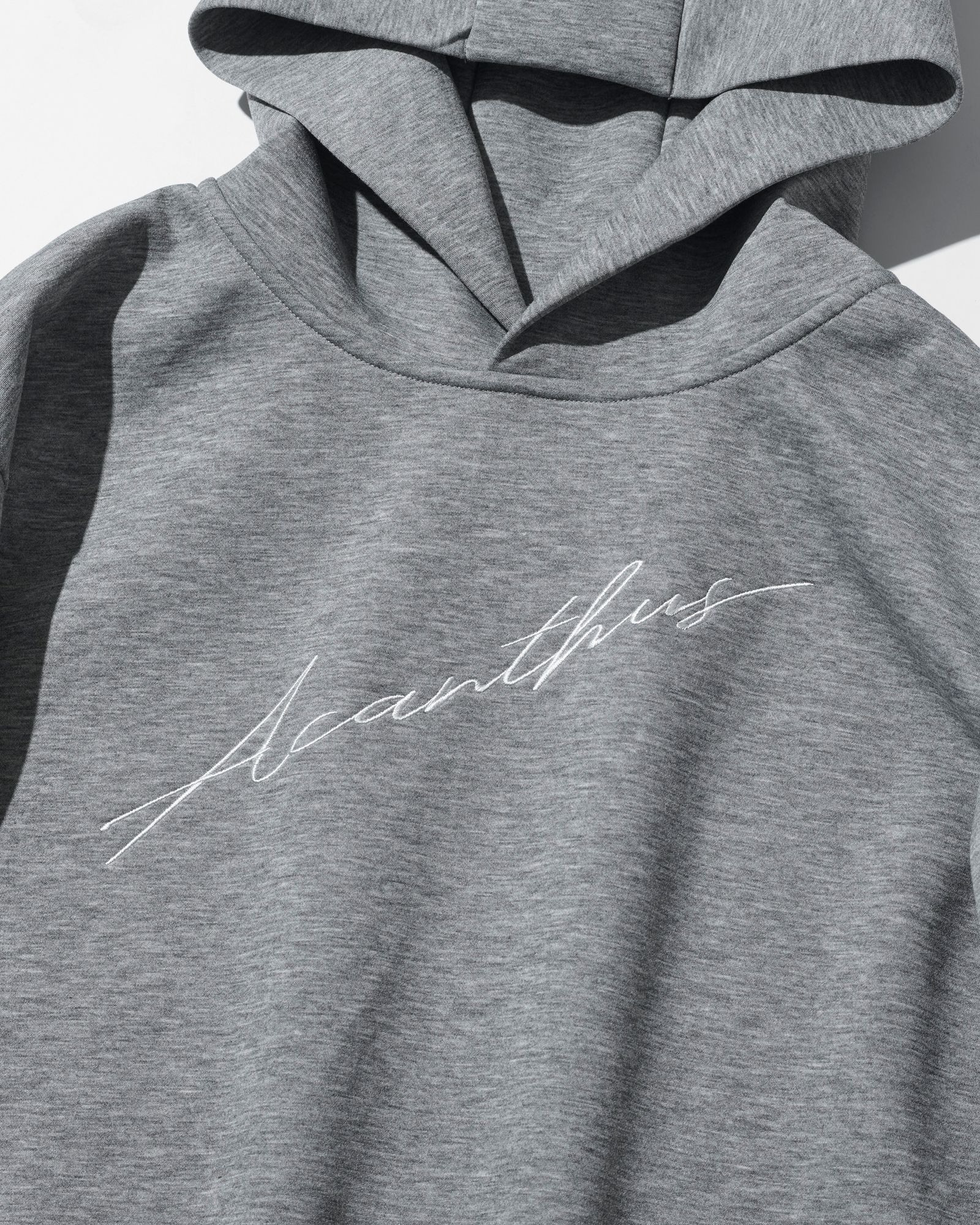 ACANTHUS / Double-knit Hooded Sweatshirt / パーカー / GRAY 【DW2501】
