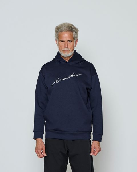 ダンボールニットスウェットパーカー / フーディー / Hooded Sweatshirt / NAVY 【DW2501】