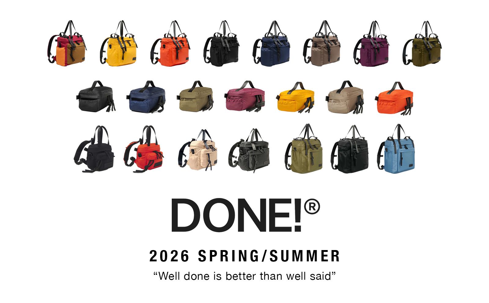 DONE! 2026 SPRING / SUMMER