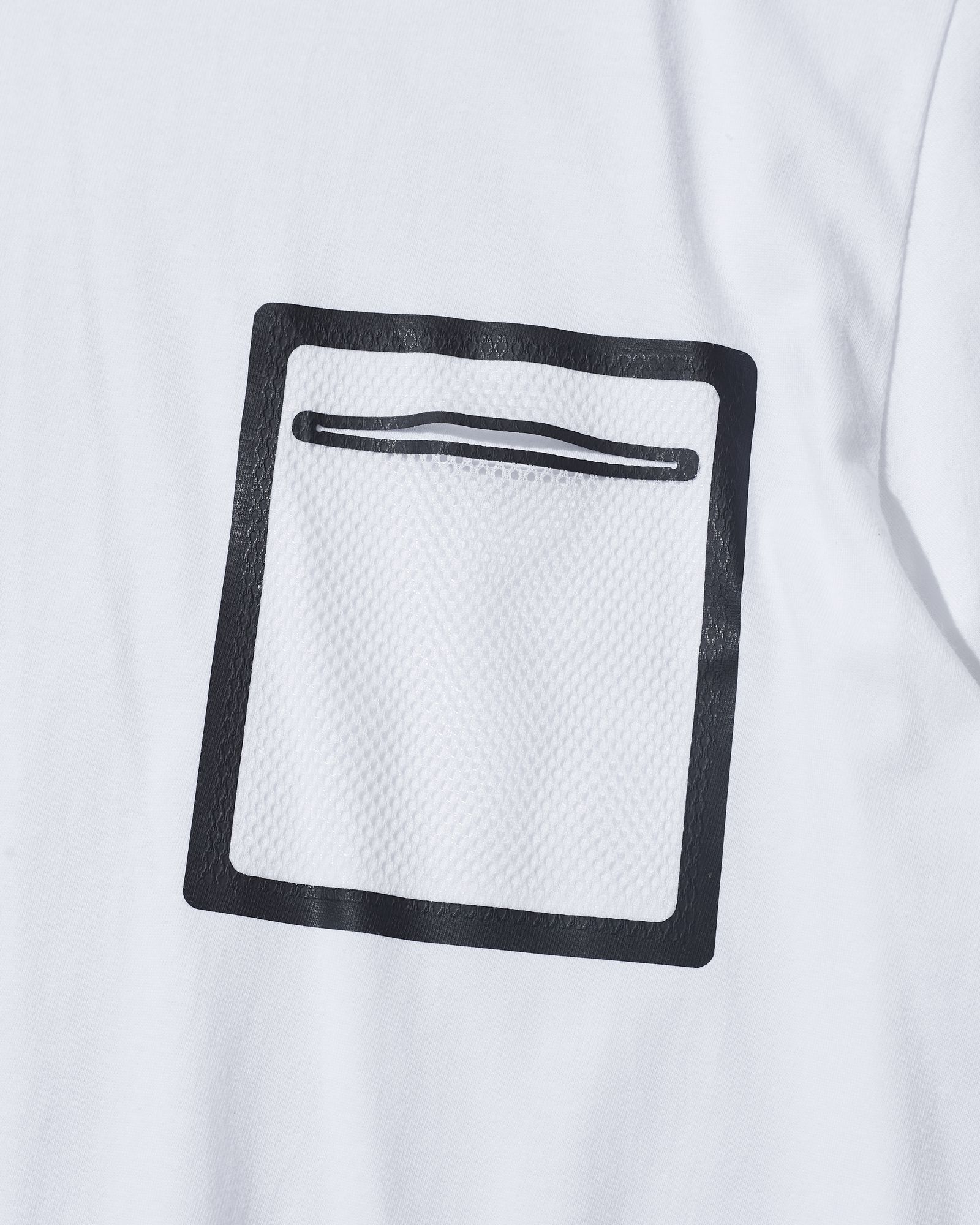 ☆先行予約☆ メッシュトリミングポケットTシャツ  /  Mesh Trimming Pocket Tee / WHITE【CT2605】