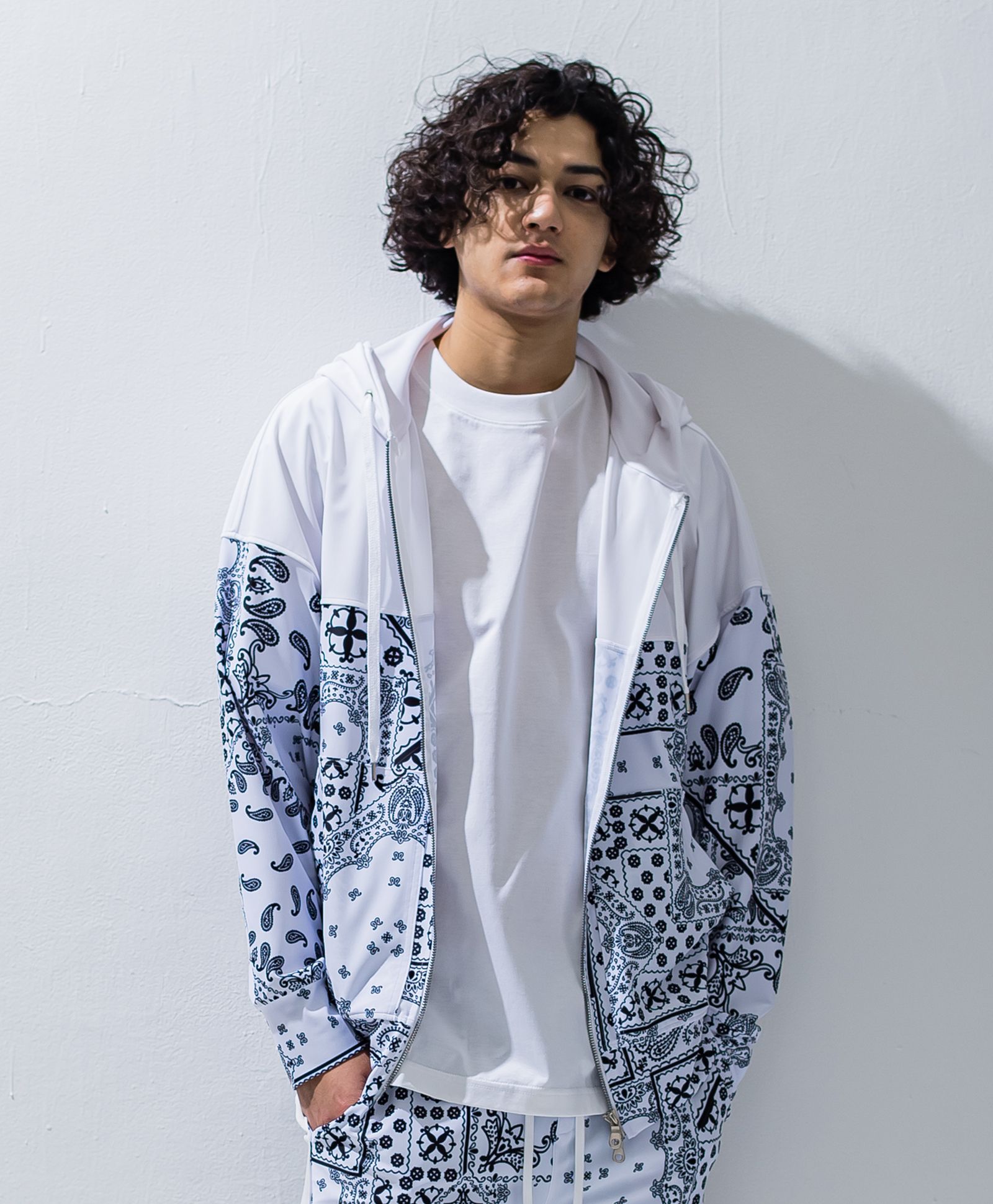 RESOUND CLOTHING - Paisley RUSH OVER ZIPUP HOODIE / ラッシュジップ