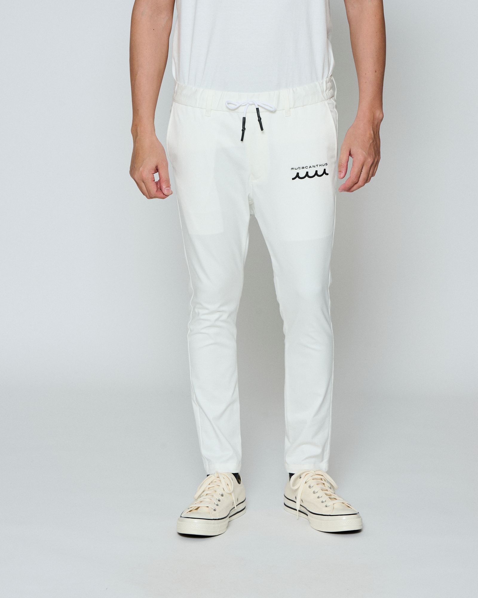 ☆先行予約☆ muta MARINE × ACANTHUS  / イージータイトパンツ /  Easy Tight Pants / WHITE 【MA2654】