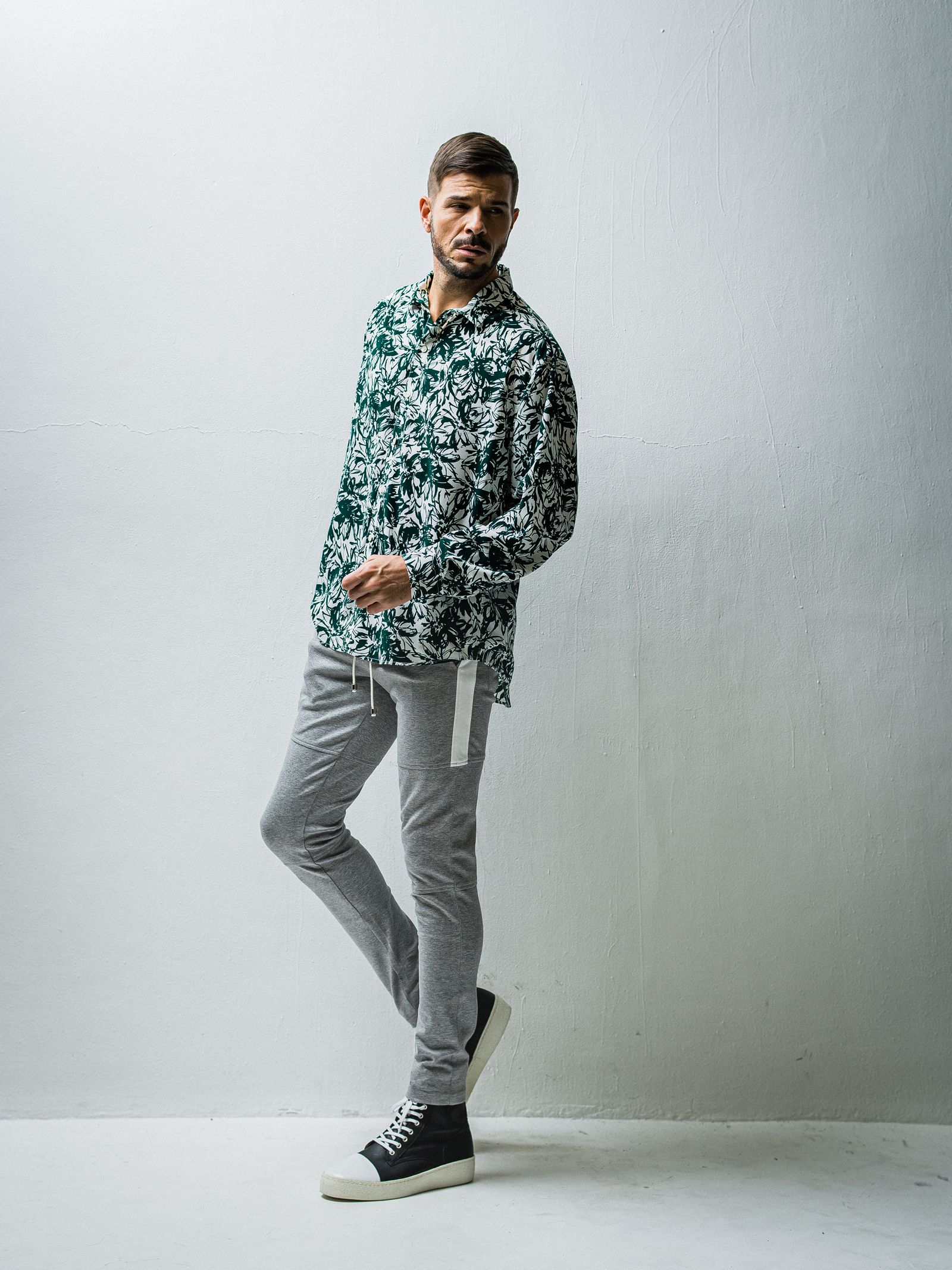 jack shirt / オーバーサイズシャツ / GREEN [RC27-SH-001] - 1