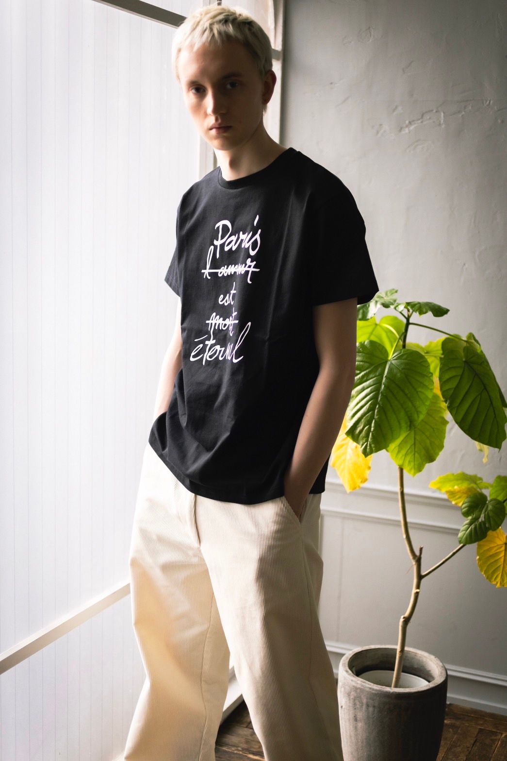 プリントTシャツ / Charlotte / BLACK