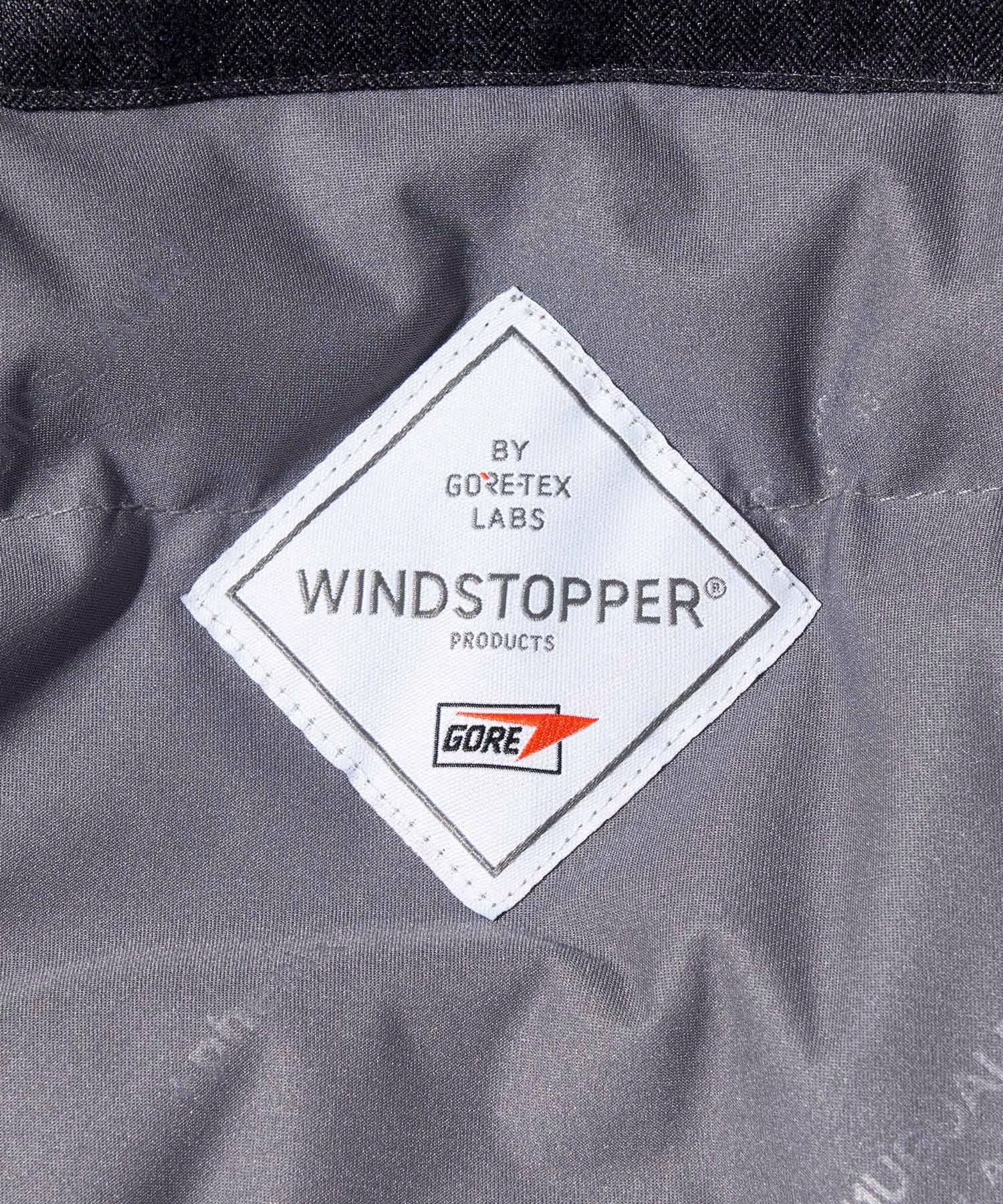 ☆先行予約☆1PIU1UGUALE3 RELAX × +phenix / ウールライクロングダウンコート WINDSTOPPER プロダクト by GORE-TEX LABS /ウィンドストッパー / ゴアテックス  / ブラック【USO-26150】