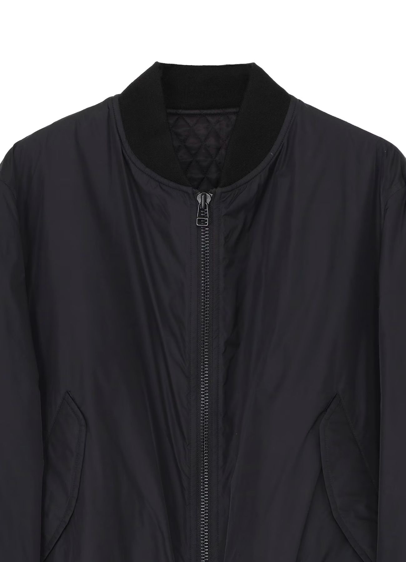 NYLON TAFTA PADDED JACKET / BLACK [GM-J24-601-1]