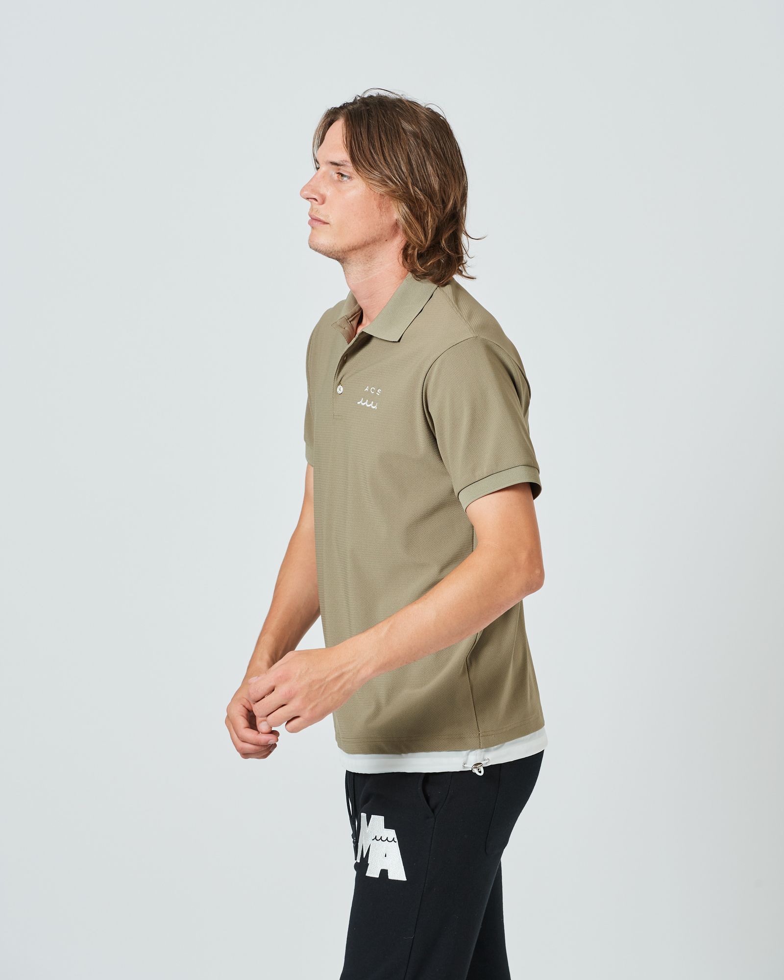 ACANTHUS - ACANTHUS x muta MARINE / muta Mesh Polo / メッシュ 