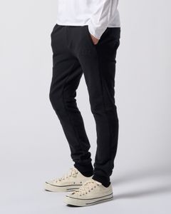 ☆先行予約☆ muta × wjk  / 高密度ストレッチ裏毛リブスウェットパンツ / super urake rib sweat pants / BLACK [503 mw07j]