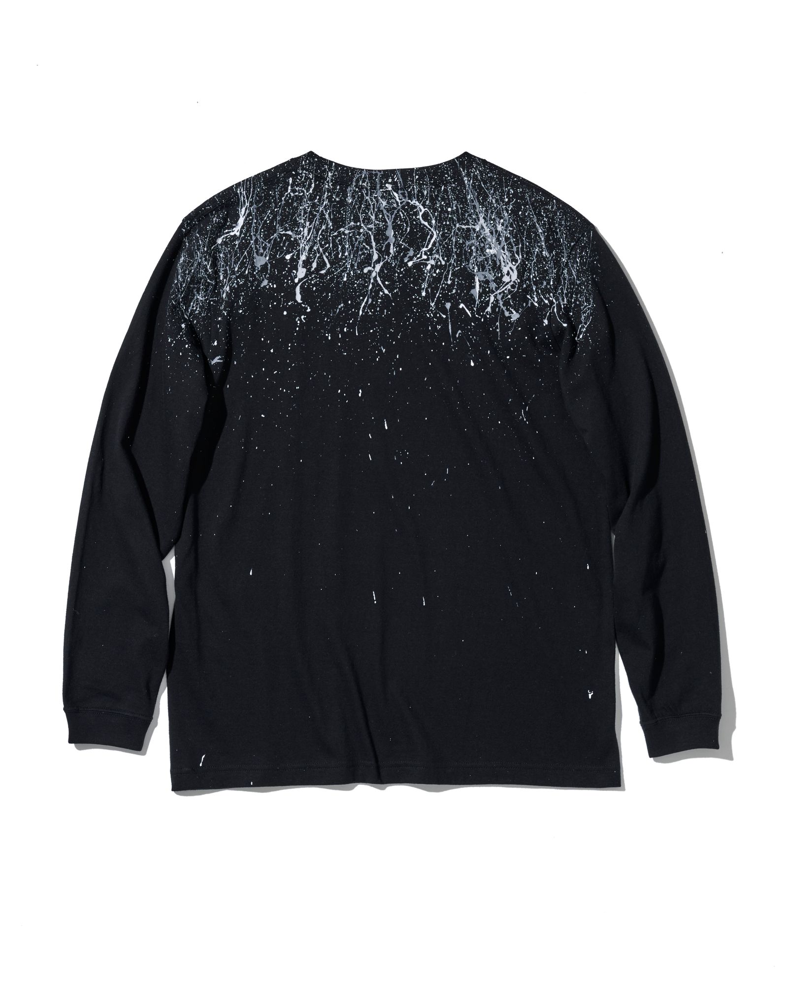 ☆先行予約☆  スプラッシュペイントロンTee / Splash paint L/S Tee / BLACK 【CT2610】