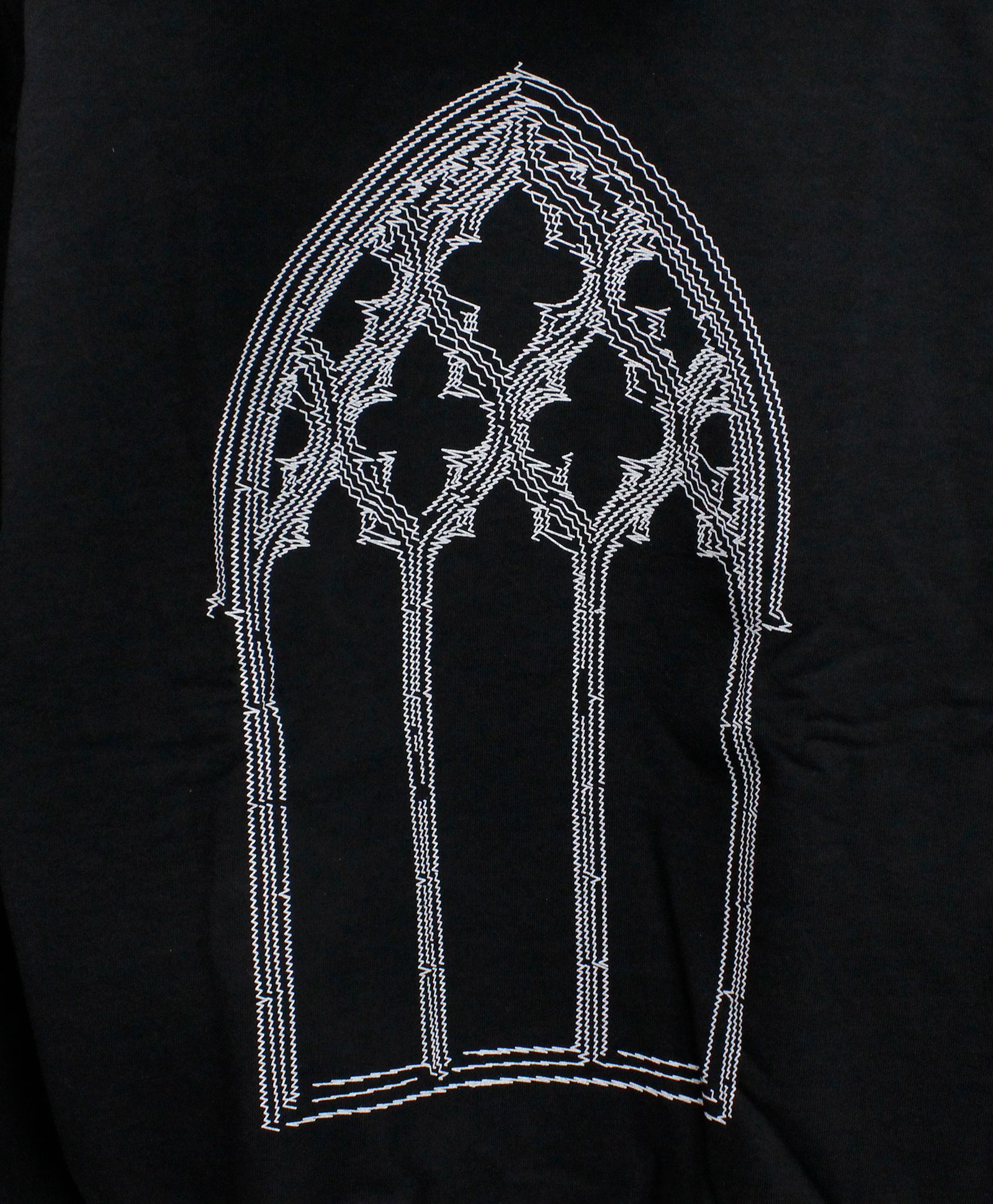 プルオーバーパーカー / ARCH HOODIE  / BLACK 【HOW 734】