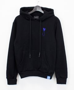 プルオーバーパーカー / Tiphanie Hoodie / Black x Royal Blue