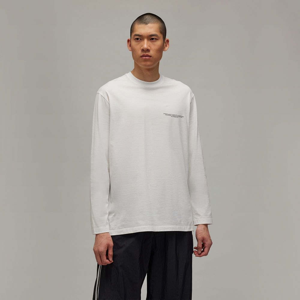 Y-3 - ロゴ ロングスリーブ ティー / LOGO LS TEE / COREWHITE