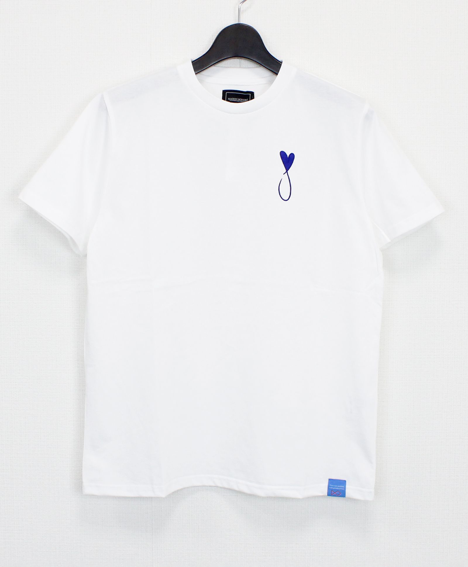 Tシャツ / Tiphanie / WHITE x Royal BLUE